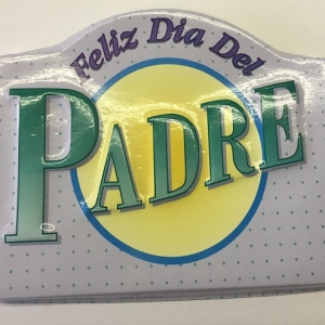 Feliz Dia Del Padre Cake Plaques 12 CT