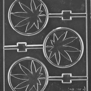 Marijuana Sucker Candy Mold 4 CAV
