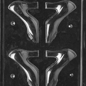 3D High Heel Shoe Medium Candy Mold 4 CAV