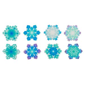 Snowflake Assortment Sugarsoft Decorations 1 1/8″ 144 CT