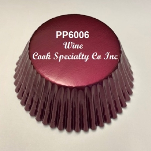Wine (Burgundy) Foil Cup 2″ B x 1 1/4″ W 500 CT