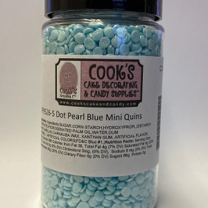Dot Pearl Blue Mini Quins 5 OZ