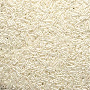 White Pearl Bits Sprinkles 6 OZ