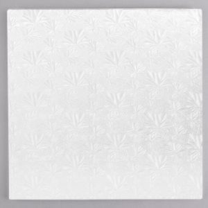 12″ White SQUARE DBWL EA