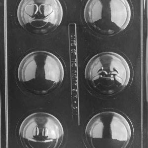 Emoji Bath Bomb Mold  2 1/4″ 6 CAV