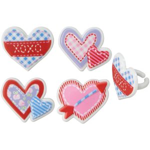 Cross My Heart Cupcake Rings 144 CT