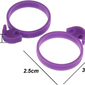 Pastry Icing Bag Ties Reusable Silicone 4 CT