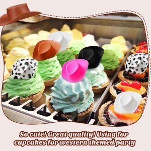 Assorted Color Cowboy Hat 6 count