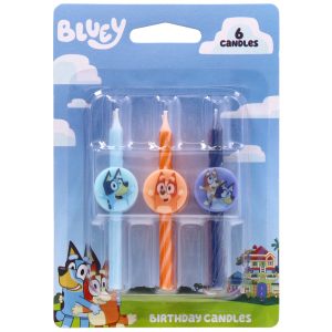 Bluey Icon Candles 6 PCS 6 CT