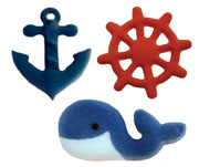 Nautical Assorted Dec-Ons 1 3/4" 84 CT