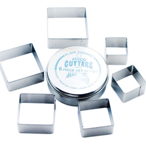 Square Cutter 1.5″- 2.75″ 6 PCS Set