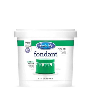 Green Satin Ice Fondant 2 LB