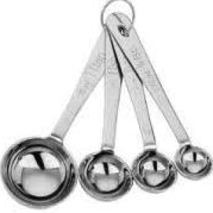 Measuring Spoon Set Metal 4 PCS Set