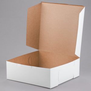 12″ x 12″ x 5.5″ White Cake Box 100 CT