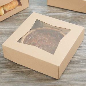 9 x 9 x 2 1/2 Pie Box w/window 200 CT