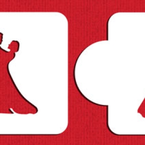 Stencil Dancing Couple 2 CT