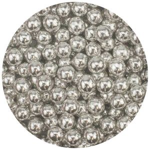 Silver Dragees #2 (5mm) 3 OZ