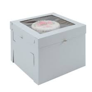 Tall Window Cake Box 18x18x12 EA