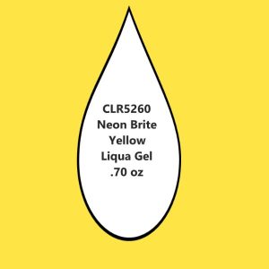 Neon Brite Yellow .70 Fluid OZ Liqua Gel