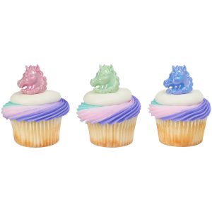 Unicorn Cupcake Rings 144 CT