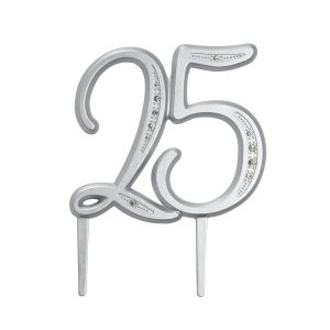 Diamond Monogram Milestone “25” 3 1/2″
