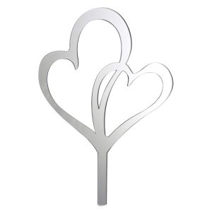 Double Hearts 5 1/2 x 5 1/4″