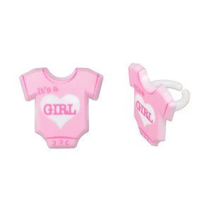 Its a Girl Onesie Rings 72 CT