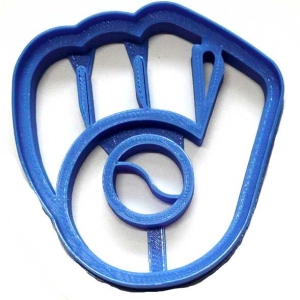 Milwaukee Brewers Glove Cookie Cutter