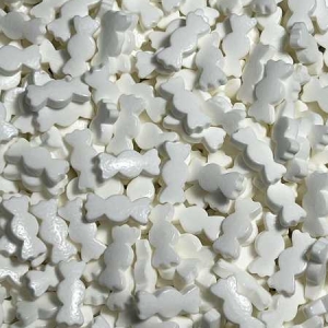 White Bow Sprinkles 1 LB