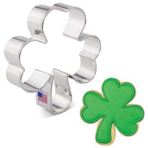 Shamrock Cookie Cutter 4″