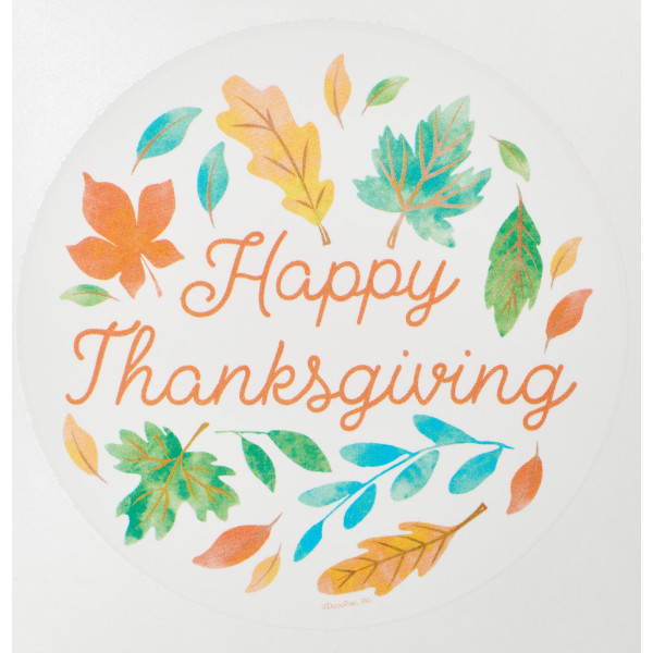 Happy Thanksgiving Edible Image 12 CT