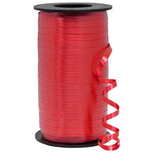 Curling Ribbon Hot Red 3/16″ 500 yards