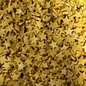 Gold Star Shape Quins (not Metallic) 4 OZ