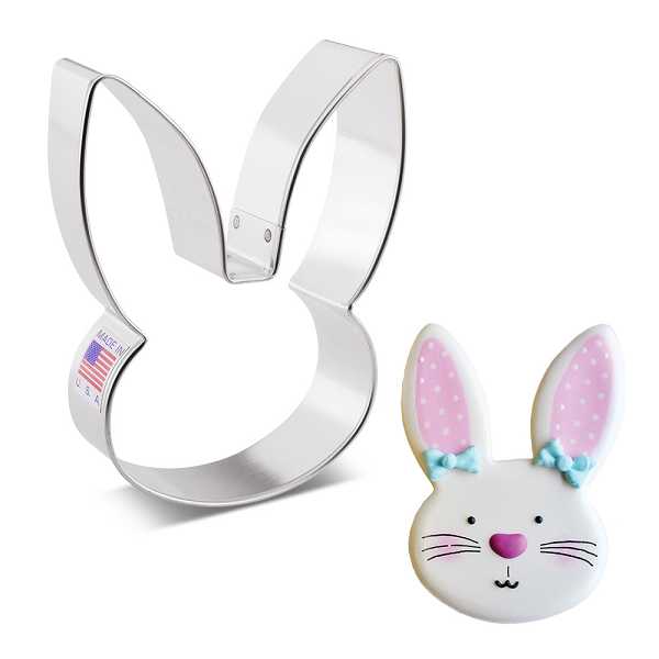 Flour Box Bakery's Bunny Head Cookie Cutter 4"
