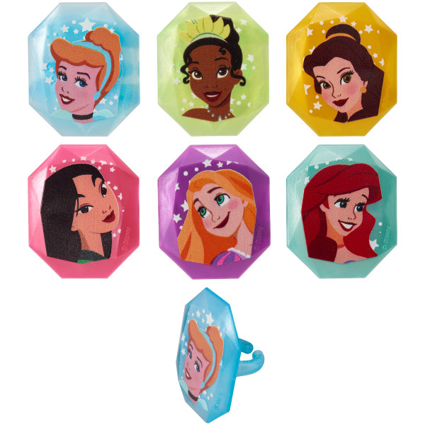 Disney Princess Characters Cupcake Rings 144 CT - Image 2