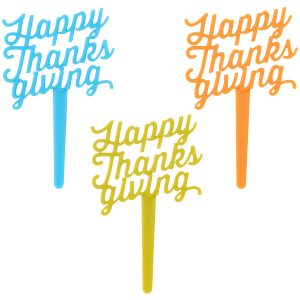 Happy Thanksgiving DecoPics 144 CT