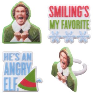 Elf The Movie Smiling’s My Favorite Cupcake Rings 72 CT