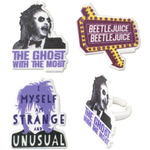 BEETLEJUICE Cupcake Rings 72 CT