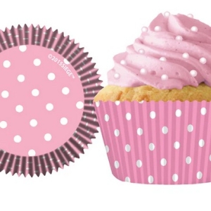 Light Pink Polka Dots Cup 2″ x 1 3/8″ 256 CT
