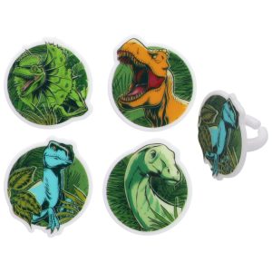 Jurassic World Cupcake Rings 144 CT