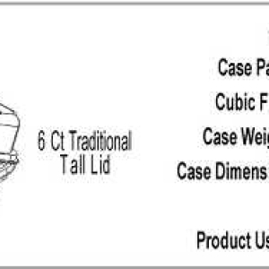 Cupcake Container Holds 6  100 CT