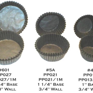 #601 Brown Candy Cups 1 3/4″ Base 5/8″ Wall 13,000 CT