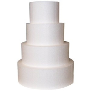12″ x 3″ Tall Round Styro Dummy