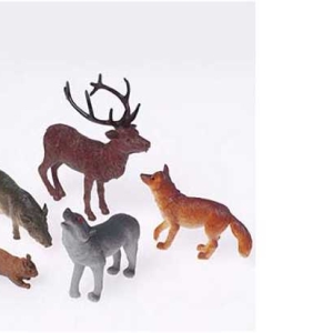 Woodland Animals 4″ 12 CT