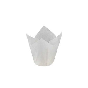 White Tulip Cups Mini 1 3/8″ Base 1 1/2″ to 2 1/4” 150 CT