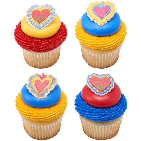 Milagros Hearts Cupcake Rings 144 CT - Image 3