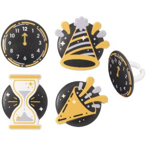 Count Down to the New Year Cupcake Ring 144 CT