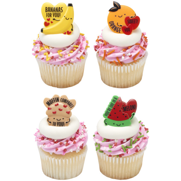 Punny Valentine Cupcake Rings 144 CT - Image 3