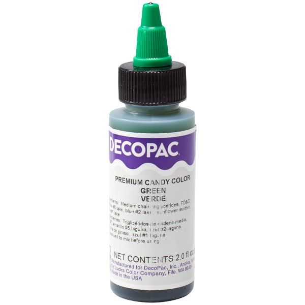 Green Candy Color 2 OZ Decopac