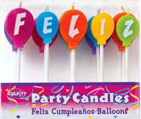 Feliz Cumpleanos Balloons 6 CT